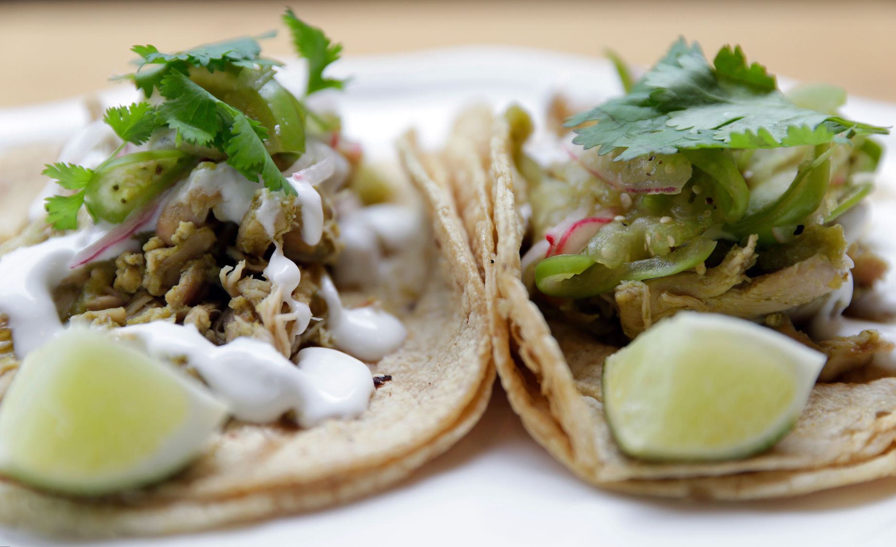 Canteen - Green chile chicken tacos